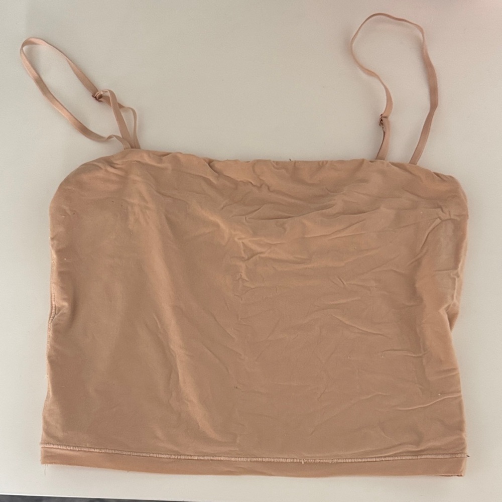 Smoothez beige tank top